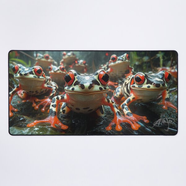 Item preview, Frogs of the Hidden Rainforest designed and sold by AtomTheopolis.