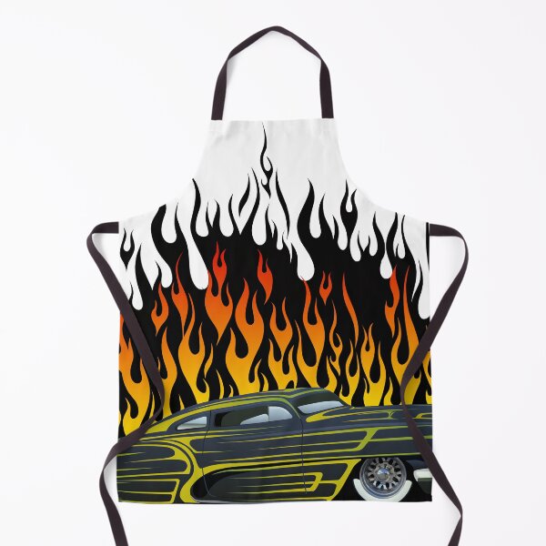 Item preview, flame fire flame hot rod vintage american car old logo designed and sold by Achille3777.