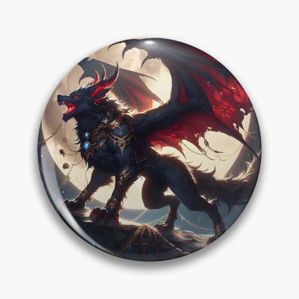 Item preview, Werewolf with Dragon Wings designed and sold by GalleryBrisArt.