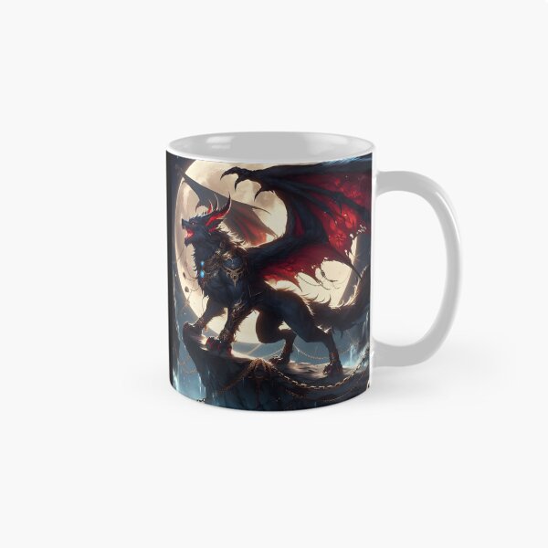Item preview, Werewolf with Dragon Wings designed and sold by GalleryBrisArt.