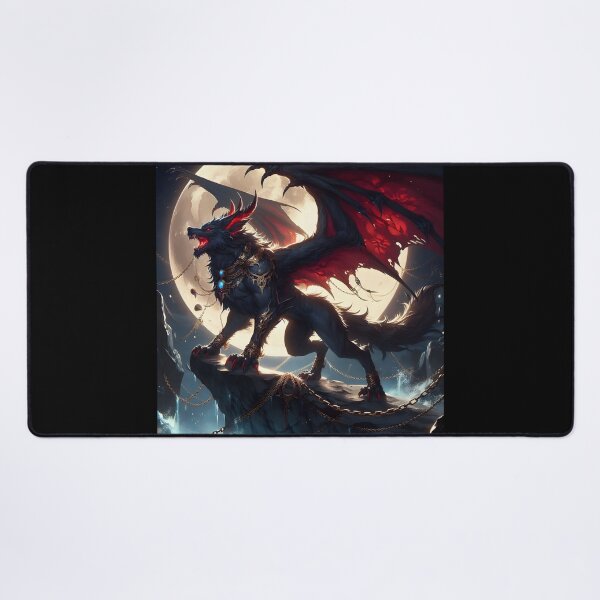 Item preview, Werewolf with Dragon Wings designed and sold by GalleryBrisArt.