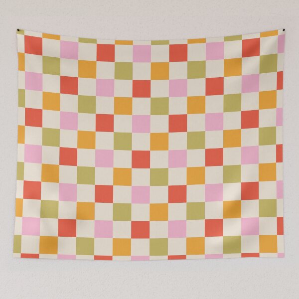 Item preview, Muted Neon Checkered designed and sold by thefriedegg.