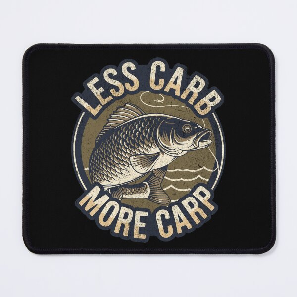 Item preview, Less Carb, more Carp designed and sold by VariousGoodies.