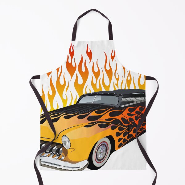 Item preview, flame hot rod vintage car muscle old american designed and sold by Achille3777.