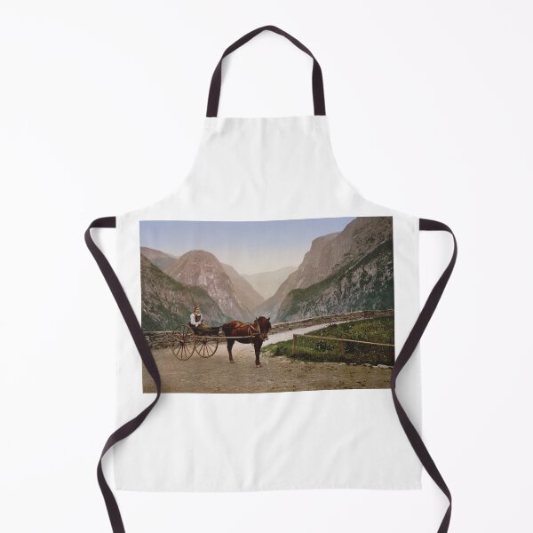 Item preview, Norwegian girl on carriage designed and sold by 19th Century in Color.