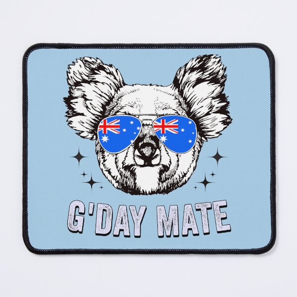 Item preview, Australian Koala G'day Mate Australia Flag Gift Men Woman Kids designed and sold by Taylor ART.