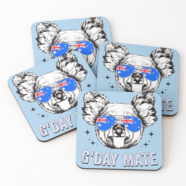 Item preview, Australian Koala G'day Mate Australia Flag Gift Men Woman Kids  designed and sold by Taylor  ART.