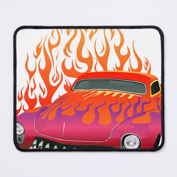 Item preview, flame american car hot rod muscle car vintage designed and sold by Achille3777.