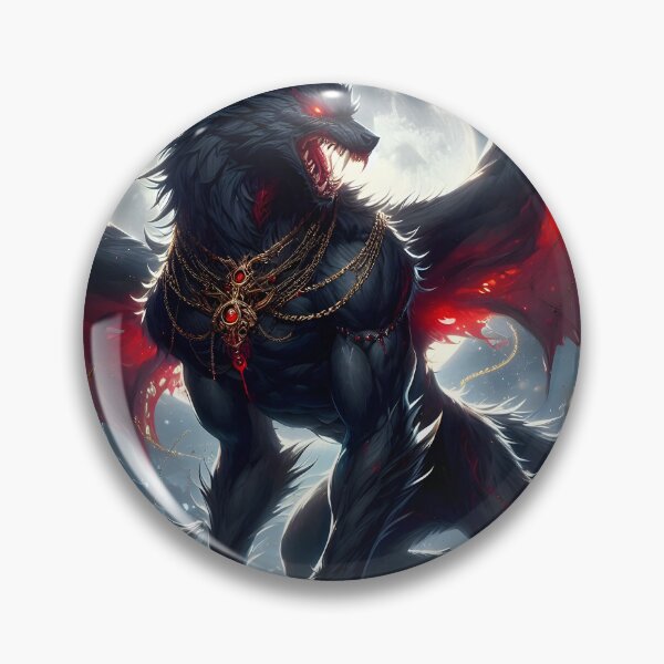 Item preview, Werewolf with Dragon Wings designed and sold by GalleryBrisArt.