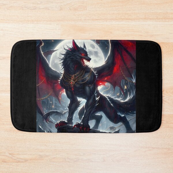Item preview, Werewolf with Dragon Wings designed and sold by GalleryBrisArt.