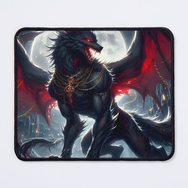Item preview, Werewolf with Dragon Wings designed and sold by GalleryBrisArt.