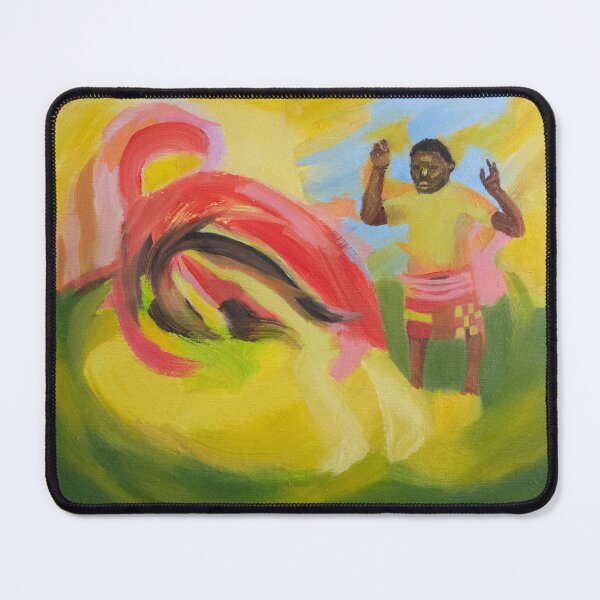 Item preview, Dynamic Acrobatics | African Action Painting designed and sold by MammothArt.