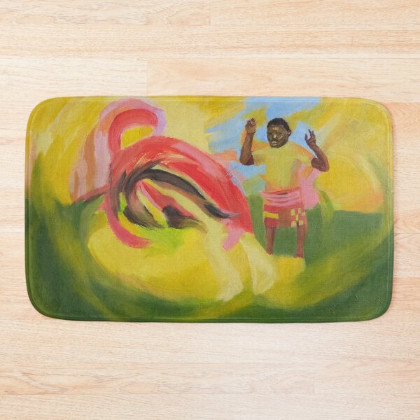 Item preview, Dynamic Acrobatics | African Action Painting designed and sold by MammothArt.