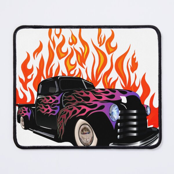 Item preview, flame car hot rod old fire vintage flame designed and sold by Achille3777.
