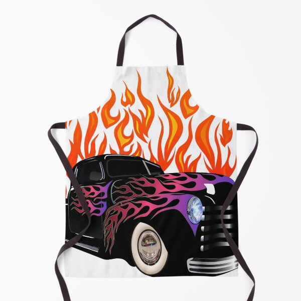 Item preview, flame car hot rod old fire vintage flame designed and sold by Achille3777.