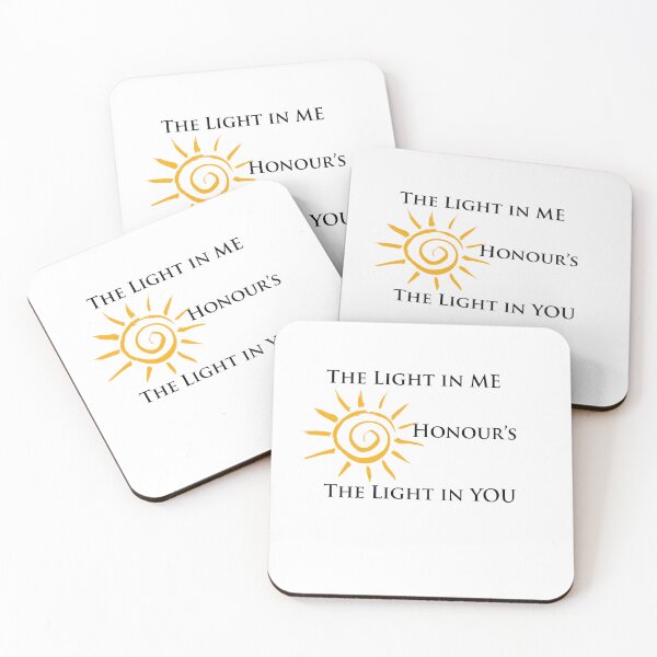 Item preview, The Light in Me Honors the Light in You" – Uplifting Sun Art designed and sold by Ubuntu Arts.