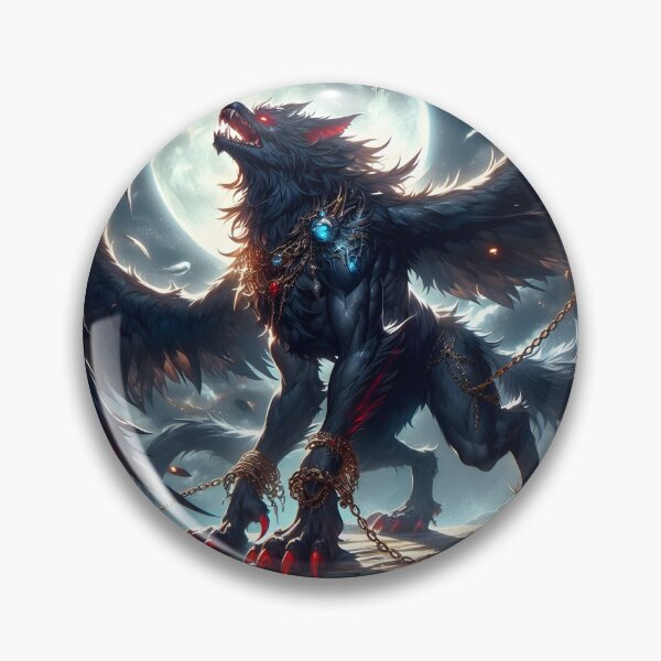 Item preview, Werewolf with Dragon Wings designed and sold by GalleryBrisArt.