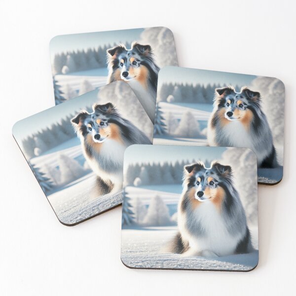 Item preview, Sheltie in Winter designed and sold by DesignsByHania.