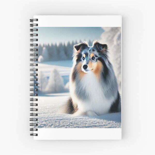 Item preview, Sheltie in Winter designed and sold by DesignsByHania.
