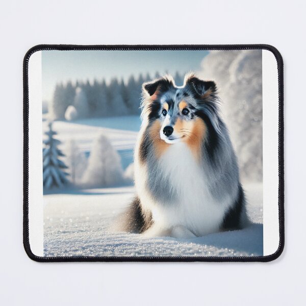 Item preview, Sheltie in Winter designed and sold by DesignsByHania.