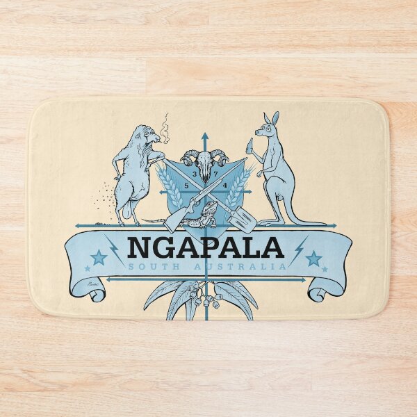 Item preview, Ngapala Coat Of Arms -Blue designed and sold by Jed Dunstan.