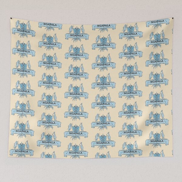 Item preview, Ngapala Coat Of Arms -Blue designed and sold by Jed Dunstan.