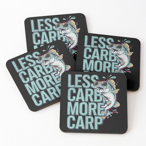 Item preview, Less Carb, more Carp designed and sold by VariousGoodies.