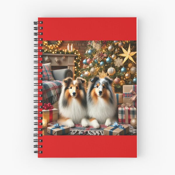 Item preview, Sheltie at Christmas designed and sold by DesignsByHania.