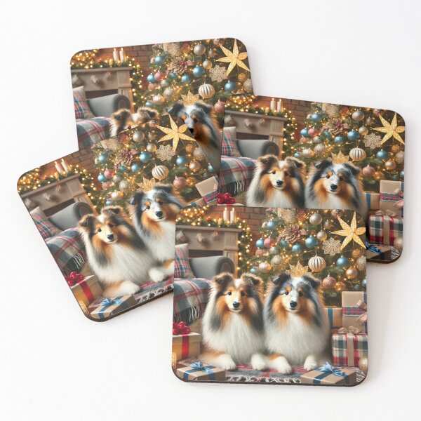 Item preview, Sheltie at Christmas designed and sold by DesignsByHania.