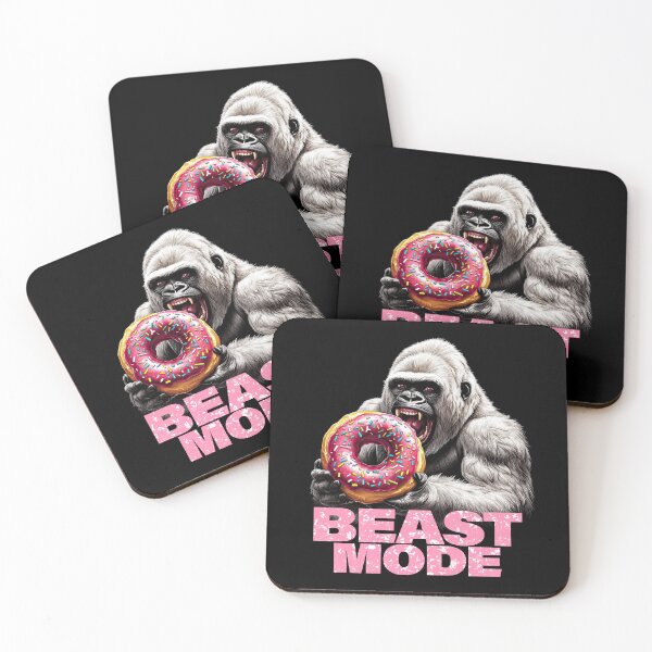 Item preview, Beast mode - donut gorilla designed and sold by Gaviani Design Studio.