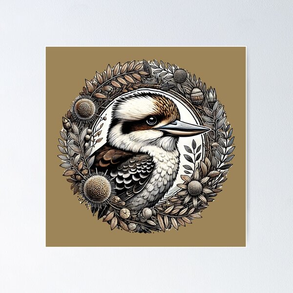 Item preview, Kookaburra Art #5 | Kookaburra Lovers designed and sold by ksgraphics222.