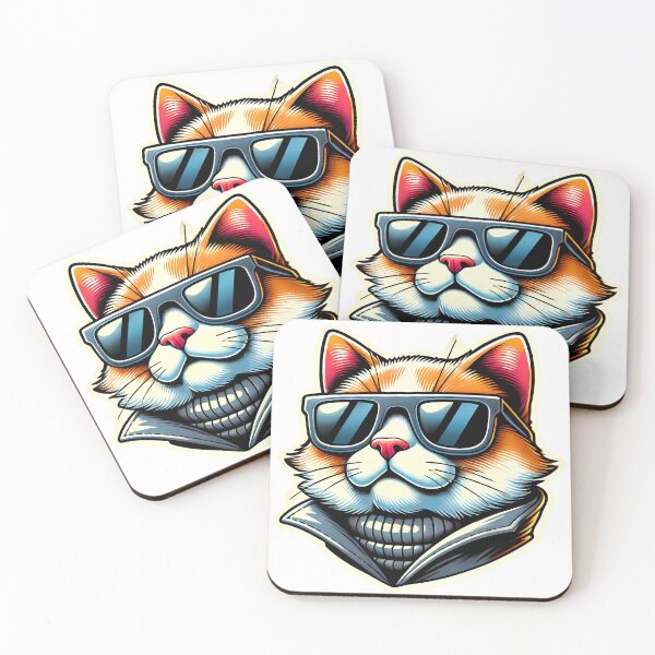 Item preview, Cool cat with sunglasses designed and sold by Giuseppe Cammino.