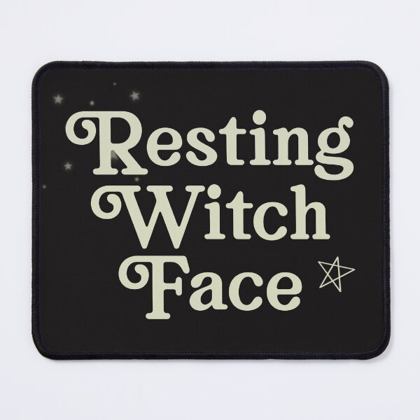Item preview, Resting Witch Face designed and sold by Giddy Kipper.