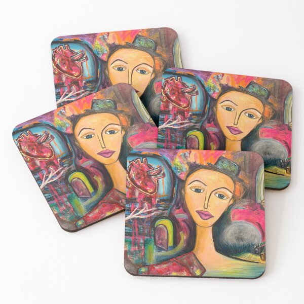 Item preview, A vibrant mix of bold colors, surreal elements, and expressive imagery.  designed and sold by Vee S.