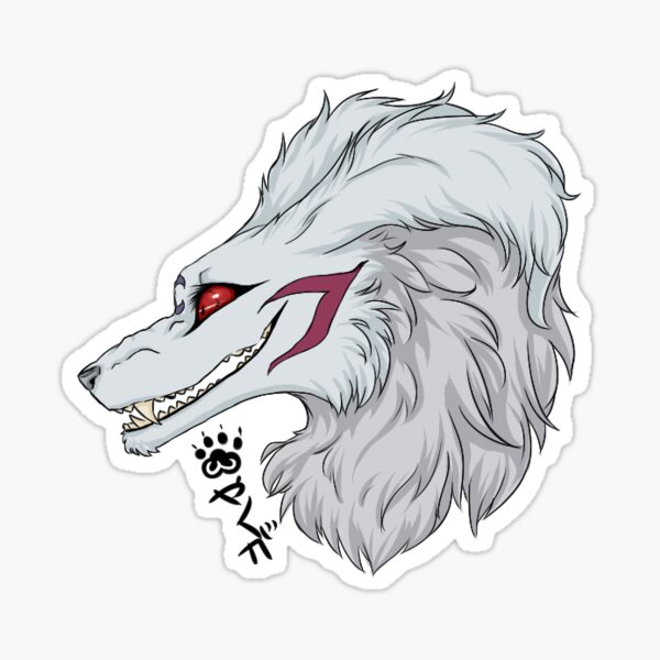 Sesshomaru dog demon Sticker
