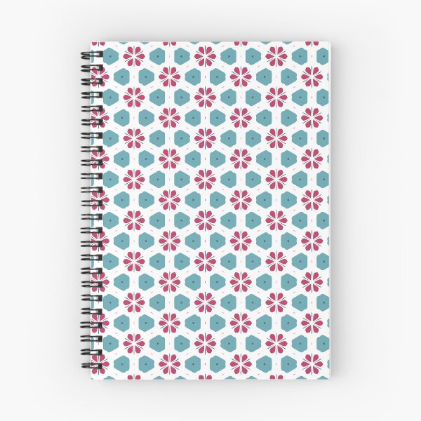 Item preview, Modern Blue and Pink Floral Pattern. designed and sold by Merbuda.