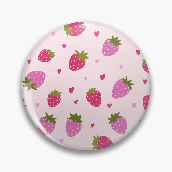 Item preview, Strawberry fields seamless pattern designed and sold by pinkyfish1010.