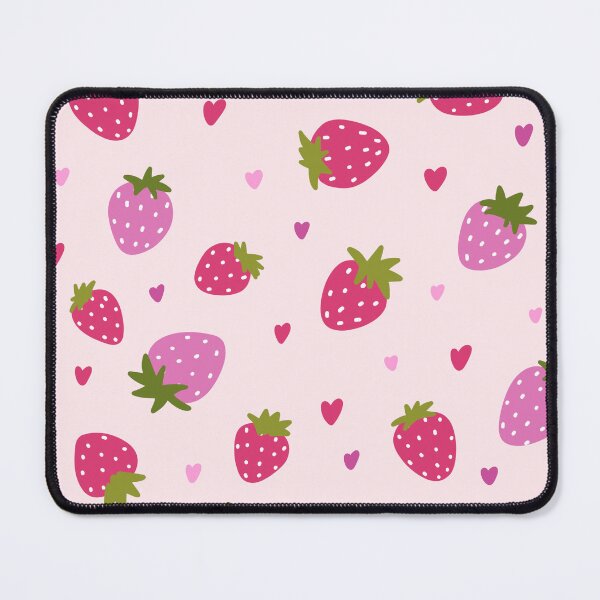 Item preview, Strawberry fields seamless pattern designed and sold by pinkyfish1010.