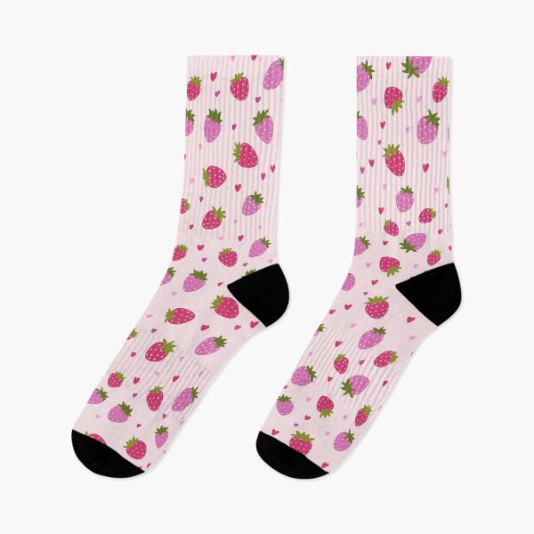 Item preview, Strawberry fields seamless pattern designed and sold by pinkyfish1010.