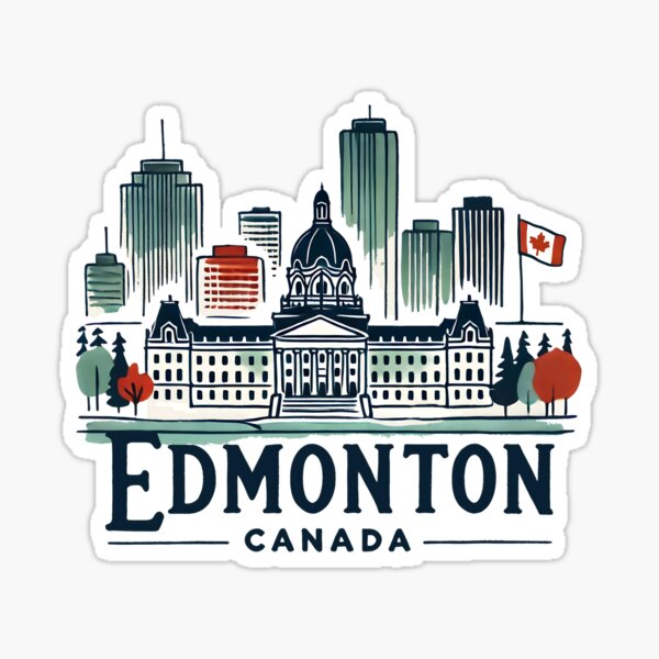 Item preview, Edmonton Alberta Canada  designed and sold by HowToCanadian.