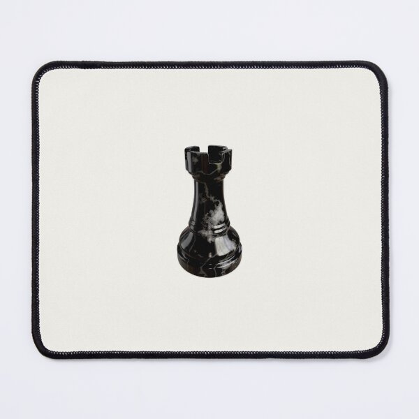 Item preview, Black Marble Rook Chess Piece designed and sold by trepiu.