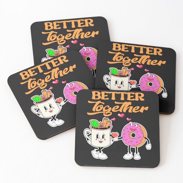 Item preview,  Coffee and Donut Better Together funny bread gifts for boys kids 2025 designed and sold by erozzz.
