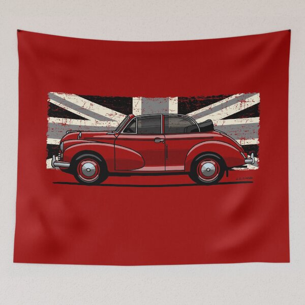 Item preview, My drawing of the Morris Minor Tourer designed and sold by designjaag.