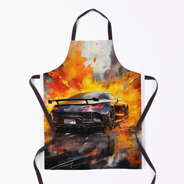 Item preview, Sports Car In Motion Through The Flames designed and sold by RevUpDesign.
