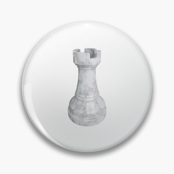 Item preview, White Marble Rook Chess Piece designed and sold by trepiu.
