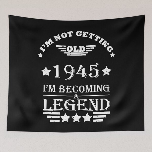 Item preview, Vintage Born in 1945 birthday funny 80th birthday gift designed and sold by Alexaltay.