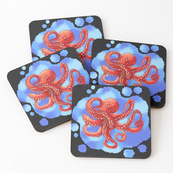 Item preview, Octopus in the waves designed and sold by Nashi._.Murko.