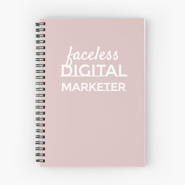 Item preview, Faceless Digital Marketer designed and sold by MargLandmeter.