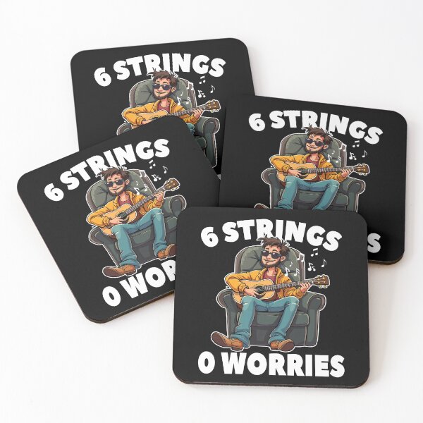 Item preview, 6 STRINGS, 0 WORRIES designed and sold by KEF Custom.
