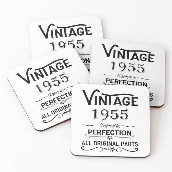 Item preview, Born in 1955 vintage age 70 birthday funny 70th birthday gift designed and sold by Alexaltay.